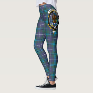 Scotstee Clan Sandilands Crest Tartan Women Leggings