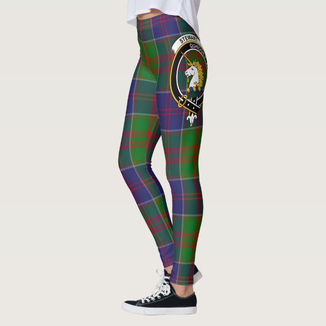 Scotstee Clan Stewart of Appin Hunting Crest Tarta Leggings (Left)