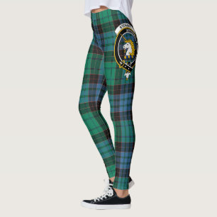 Scotstee Clan Stewart Old Ancient Crest Tartan Leggings