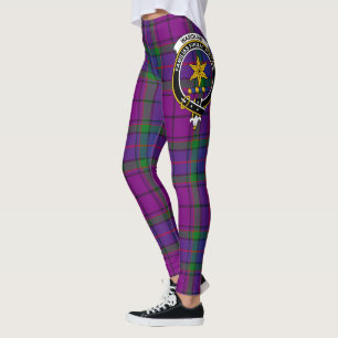 Scotstee Clan Wardlaw Crest Tartan Women Leggings