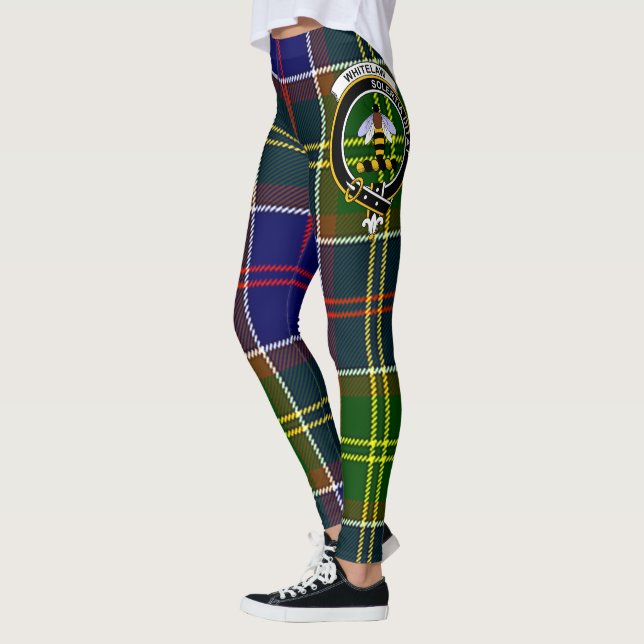 Scotstee Clan Whitelaw Modern Crest Tartan Women Leggings (Left)