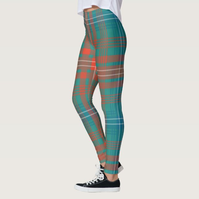 Scotstee Clan Wilson Ancient Tartan Women Leggings (Left)