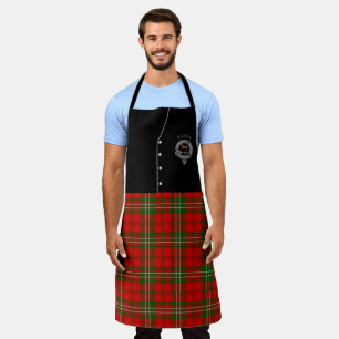 Scott Clan Badge & Tartan Kilt Apron