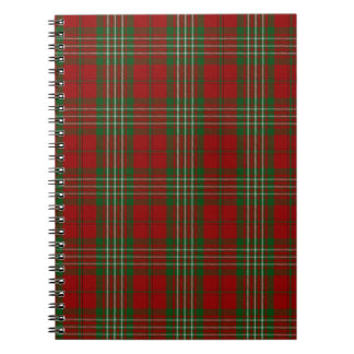 Scott Clan Family Tartan Spiral Notebook