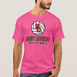 Scott County High School Cardinals Volleyball T-Shirt