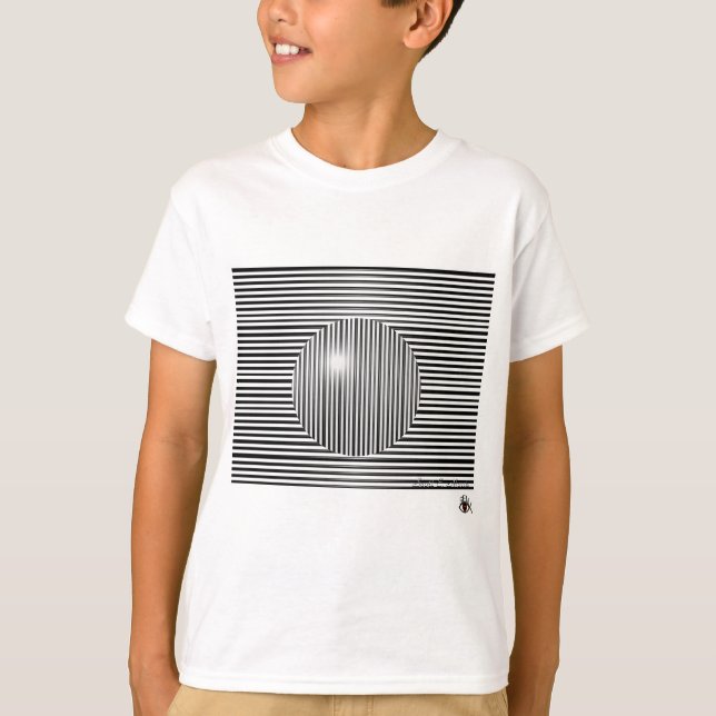 Scott E. Morris Optical Illusion T-Shirt (Front)