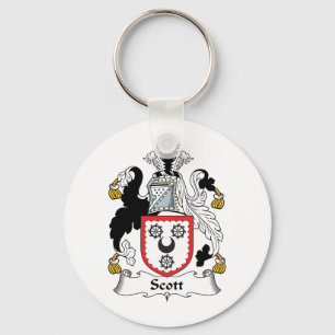 Scott Family Crest Key Ring