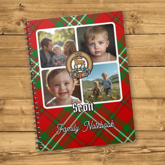 Scott Family Photo Collage Notebook (Creator Uploaded)