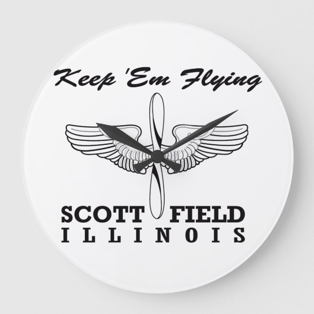 Scott Field (Air Force Base), Belleville, IL Large Clock (Front)