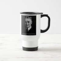 Scott Fitzgerald "Love/Beginning" Quote Travel Mug
