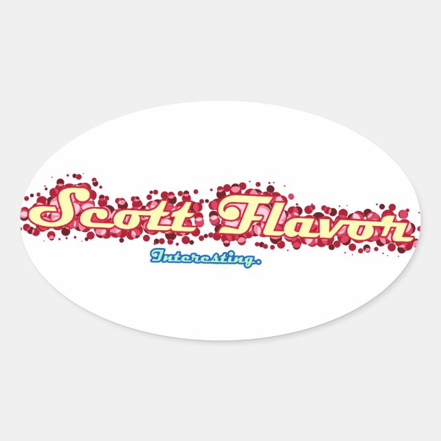 Scott Flavour: Interesting Sticker (Front)