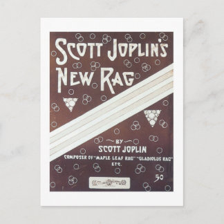 Scott Joplin's New Rag Songbook Cover Postcard