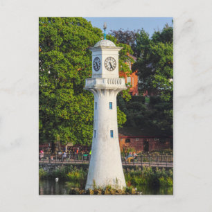 Scott Monument - Roath Park Lake, Cardiff Postcard