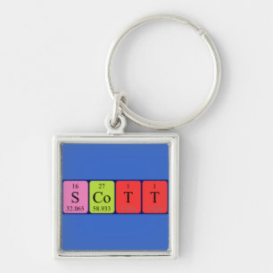 Scott periodic table name keyring