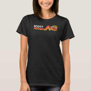 Scott Retro Vintage Sunset Scott 80s 90s T-Shirt