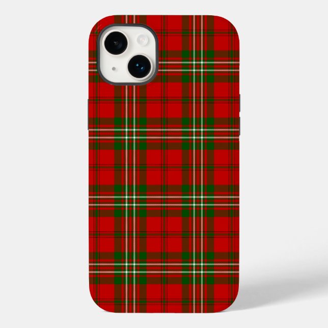 Scott tartan red green plaid Case-Mate iPhone case (Back)