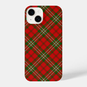 Scott tartan red green plaid iPhone 14 case