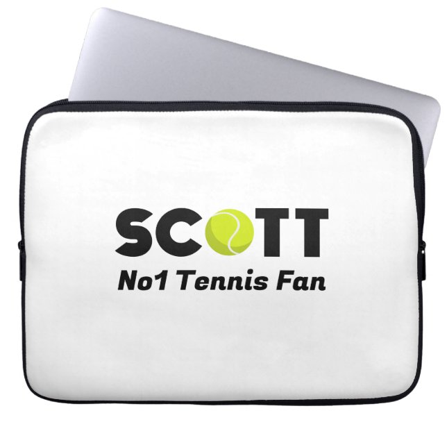 Scott Tennis Laptop Sleeve (Front)