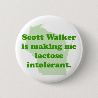 Scott Walker intolerance 6 Cm Round Badge