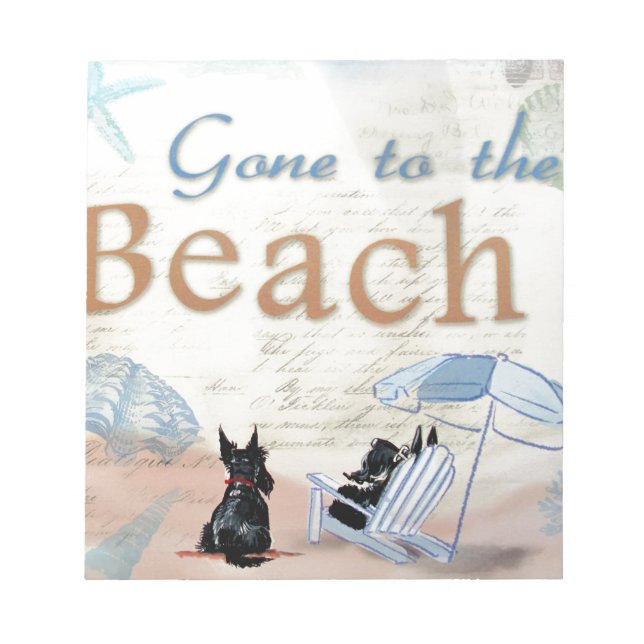 Scottie Beach Notepad (Front)