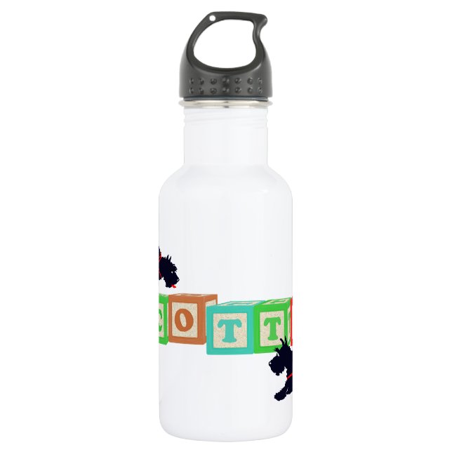 Scottie Blocks !! 532 Ml Water Bottle (Front)