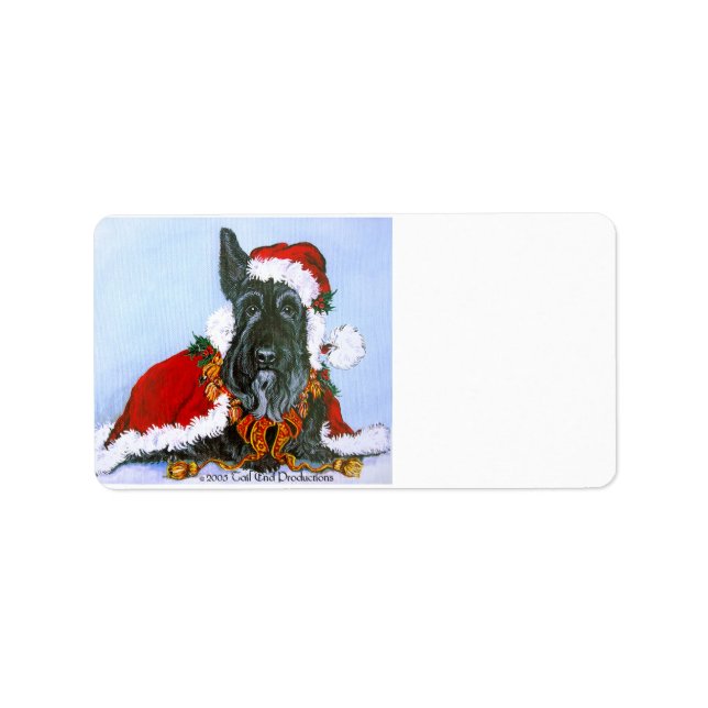Scottie Claus Label (Front)