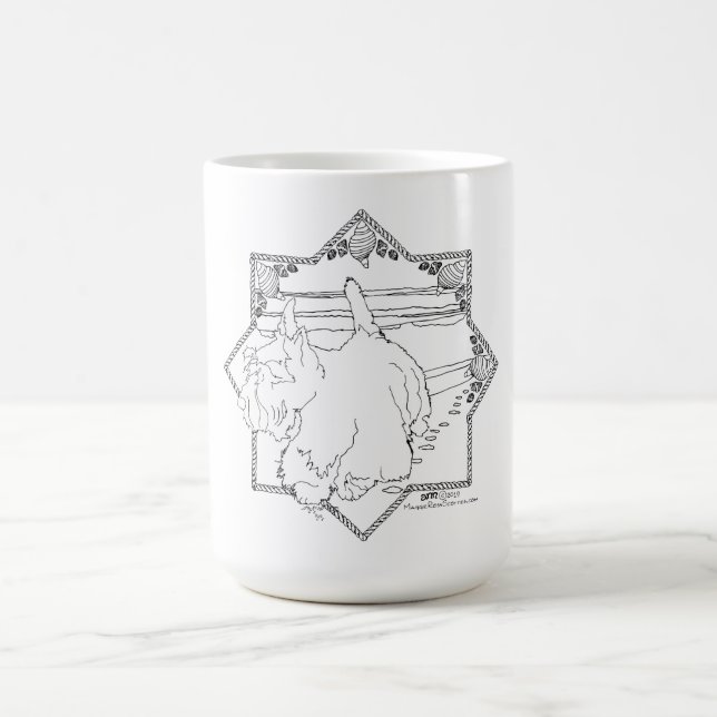 Scottie Dog Beach Coffee Mug (Center)
