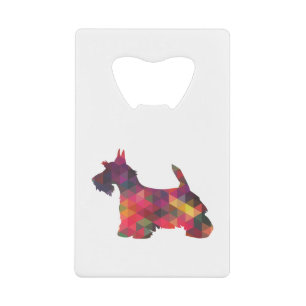 Scottie Dog Breed Geo Silhouette Multi