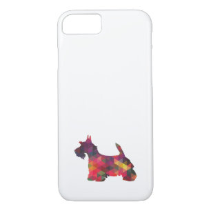Scottie Dog Breed Geo Silhouette Multi Case-Mate iPhone Case
