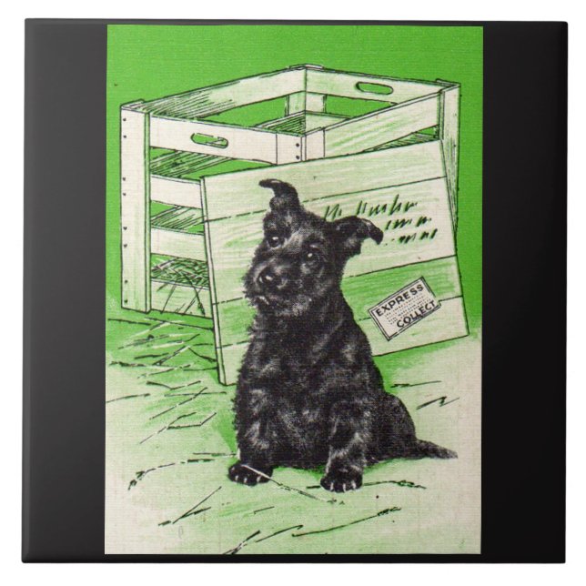 Scottie dog by special delivery tile (Front)