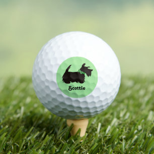 Scottie dog Golf Balls, Scottish terrier dog Golf Balls