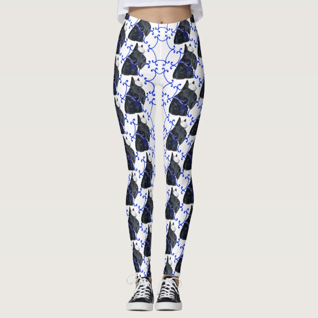 Scottie Dog Leggings (Front)