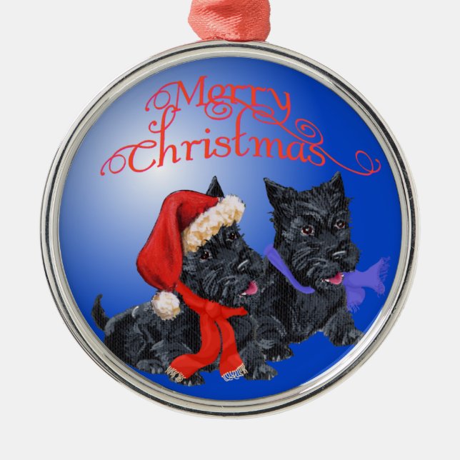 Scottie Dog Ornament (Front)