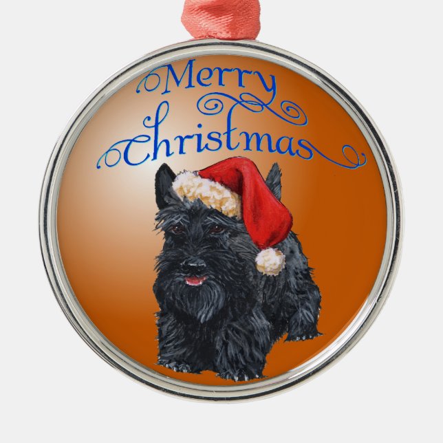 Scottie Dog Ornament (Front)