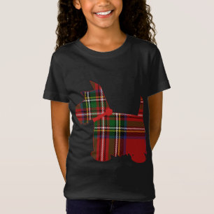 Scottie Dog Scottish Terrier Royal Stewart Tartan T-Shirt