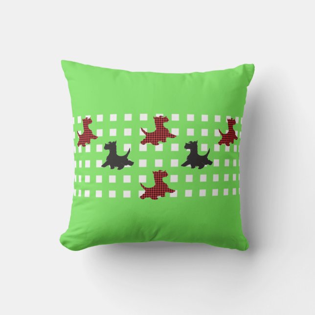 Scottie Dogs Cushion (Front)