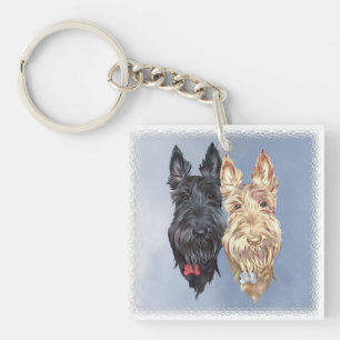 Scottie Dogs Key Ring