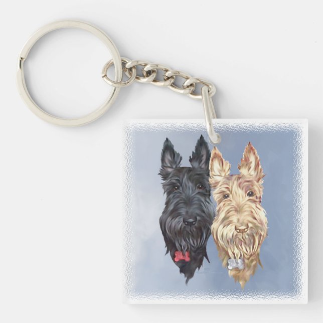Scottie Dogs Key Ring (Front)