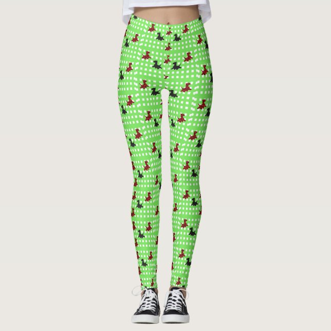 Scottie Dogs Leggings (Front)