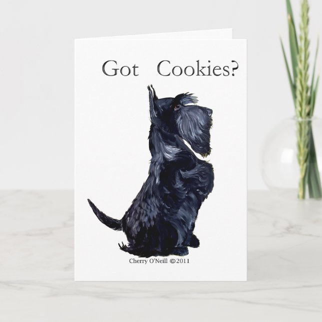 Scottie - Got Cookies? Card (Front)