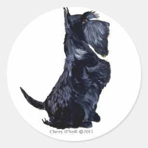 Scottie - Got Cookies? Classic Round Sticker