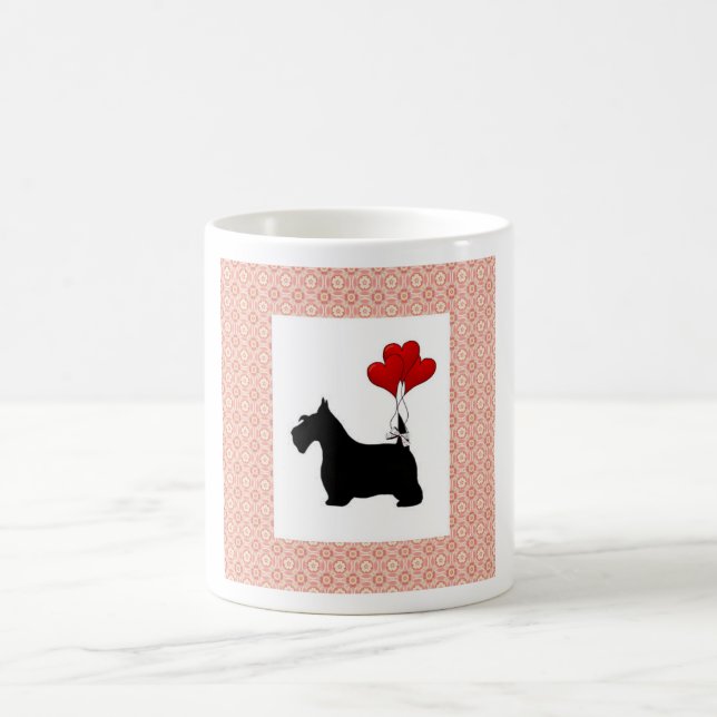 Scottie Hearts Coffee Mug (Center)
