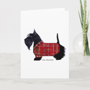 Scottie Holiday Jacket Card