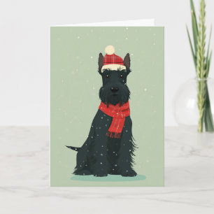Scottie Holiday Keepsake Card