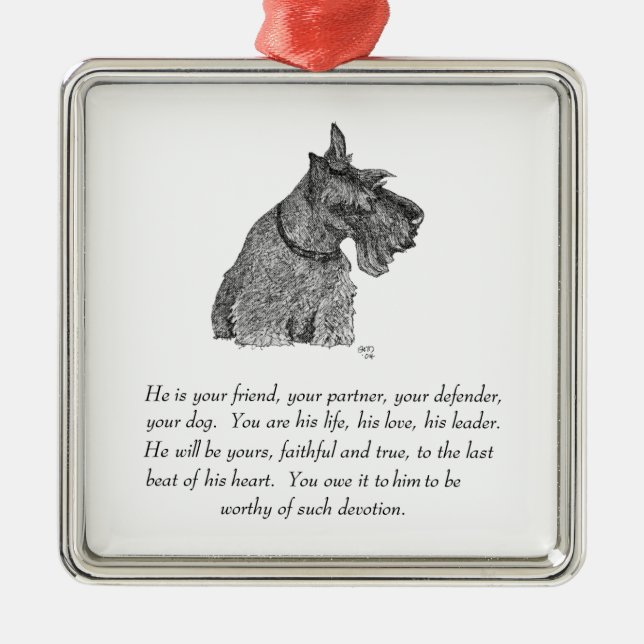 Scottie Keepsake Ornament (Front)