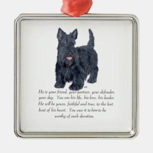 Scottie Keepsake Ornament - MALE