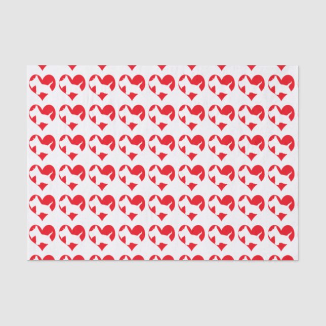 Scottie Love Tissue Paper (Front)