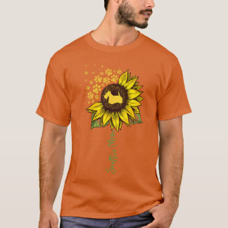 Scottie Mom Sunflower Scottisherrier Gifts Dog Mom T-Shirt