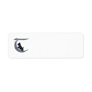 SCOTTIE Monogram T Address Labels