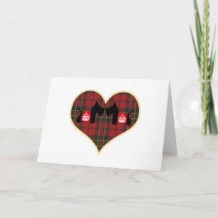 Scottie No 8 Royal Crown Holiday Card
